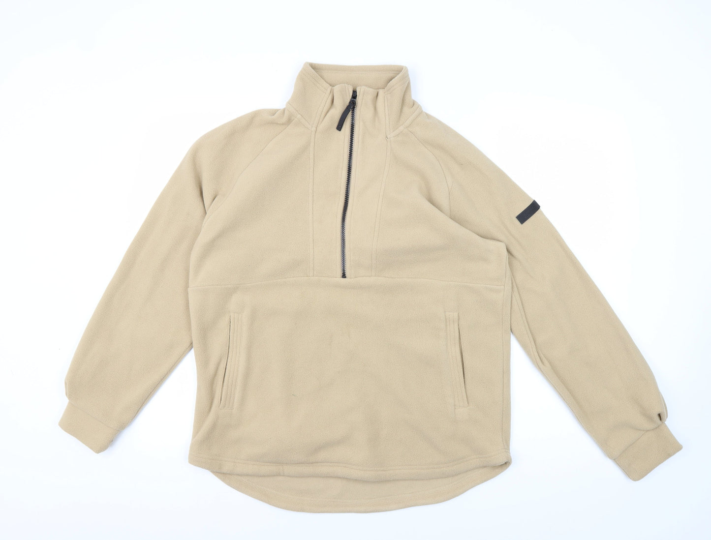 Unisex Adults UK Size 10 Regatta Beige 1/4 Zip Sweatshirt
