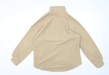 Unisex Adults UK Size 10 Regatta Beige 1/4 Zip Sweatshirt