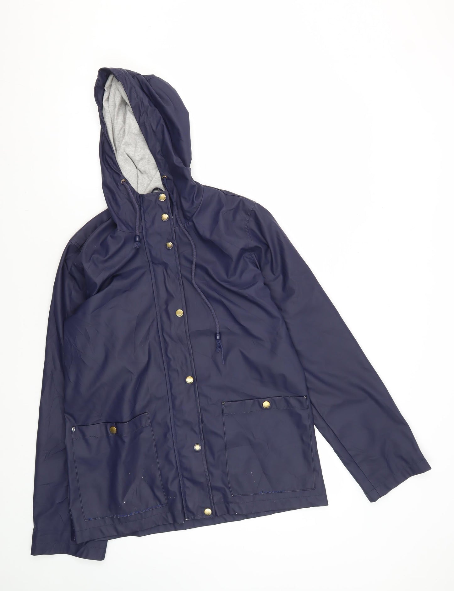 Womens UK Size 10 Firetrap Blue Rain Coat