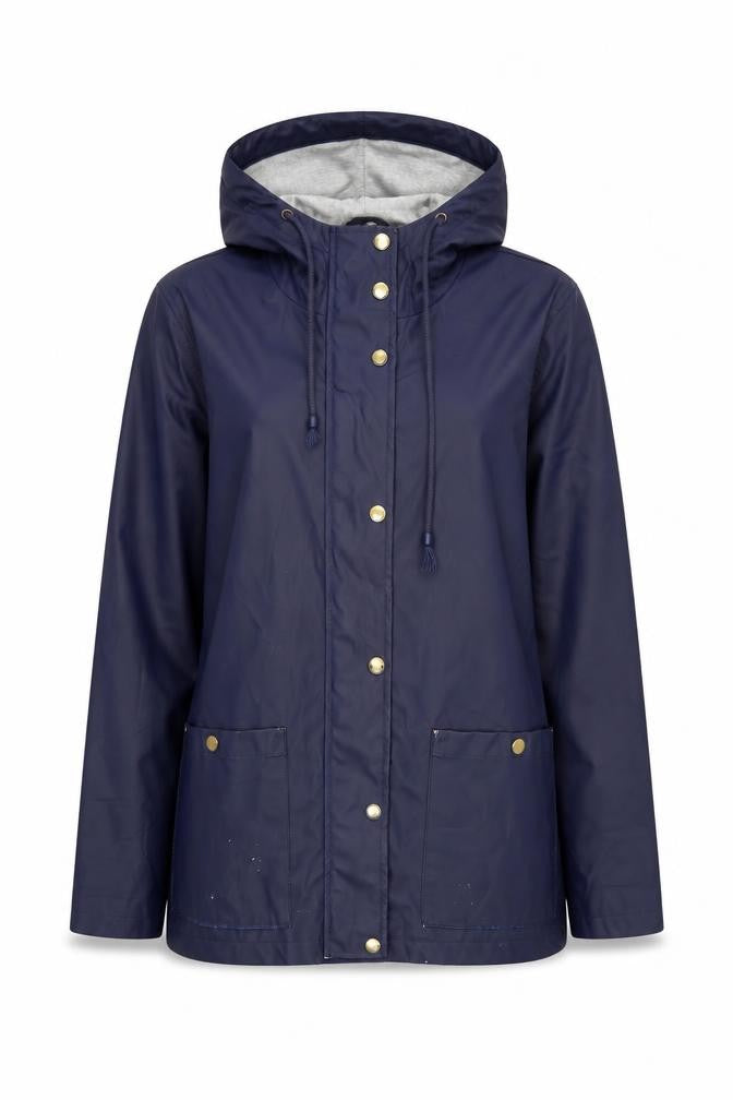 Womens UK Size 10 Firetrap Blue Rain Coat
