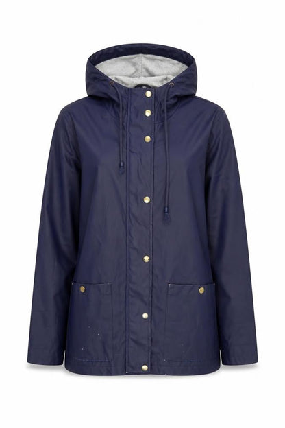 Womens UK Size 10 Firetrap Blue Rain Coat