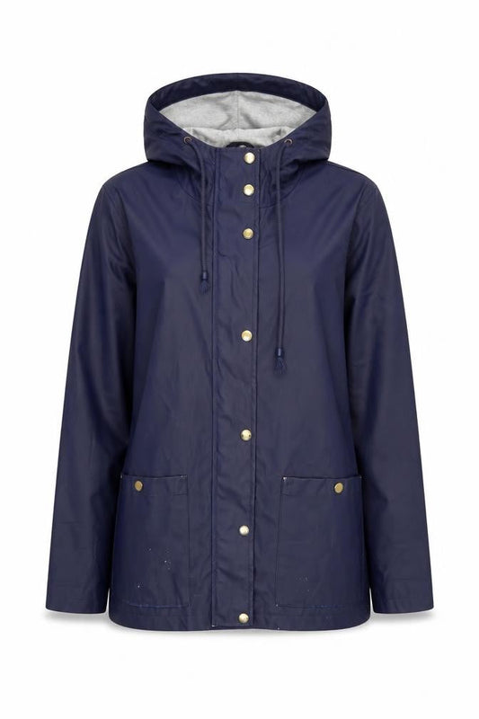 Womens UK Size 10 Firetrap Blue Rain Coat