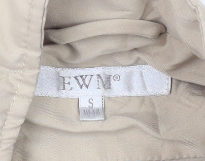 EWN Women's Beige Quilted Waistcoat Size S