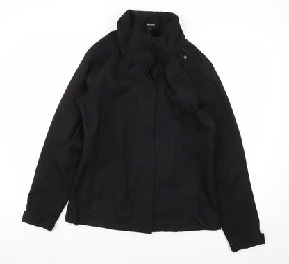 Womens UK Size S Crane Black Basic Jacket