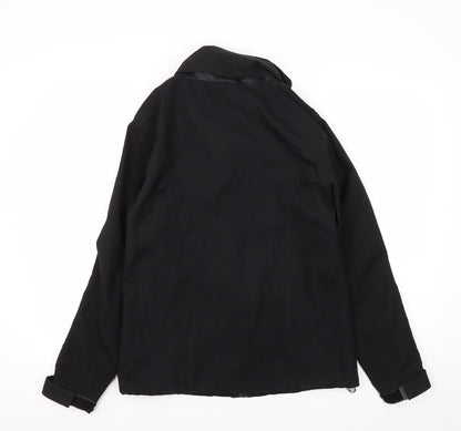 Womens UK Size S Crane Black Basic Jacket