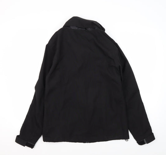 Womens UK Size S Crane Black Basic Jacket