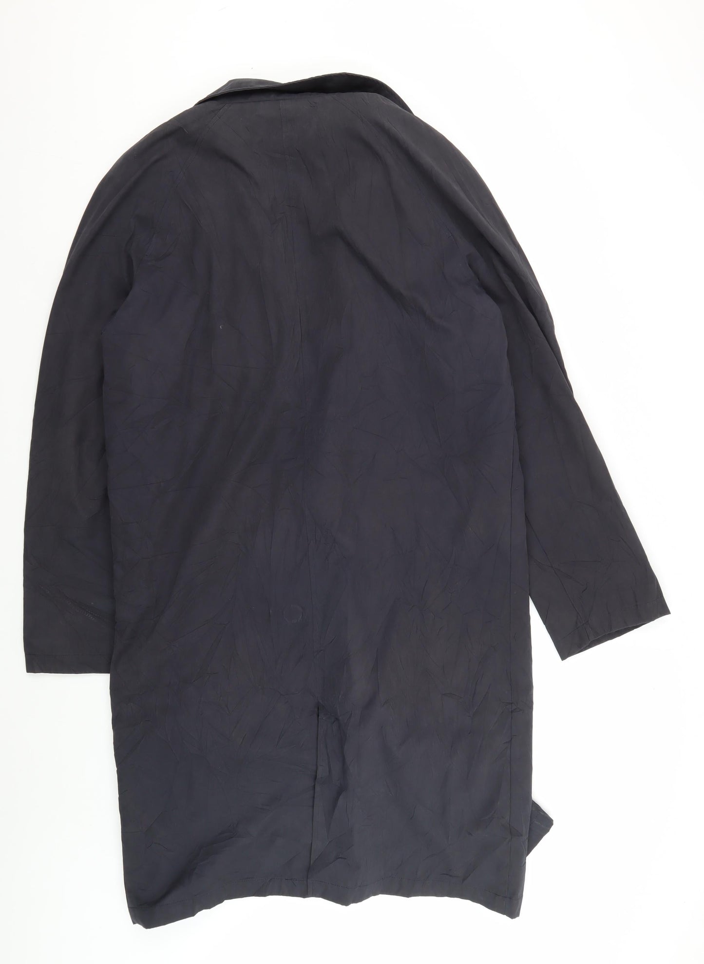 Austin Reed Men's Black Long Overcoat Size 42