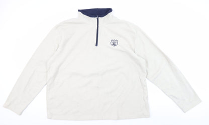 Mens UK Size 2XL atlas for men Ivory Pull-over Sweatshirt