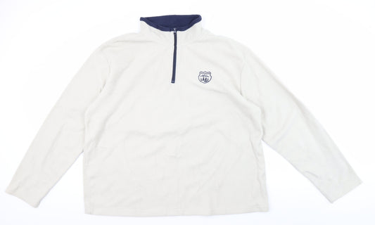 Mens UK Size 2XL atlas for men Ivory Pull-over Sweatshirt