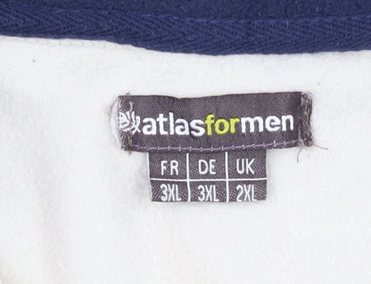 Mens UK Size 2XL atlas for men Ivory Pull-over Sweatshirt