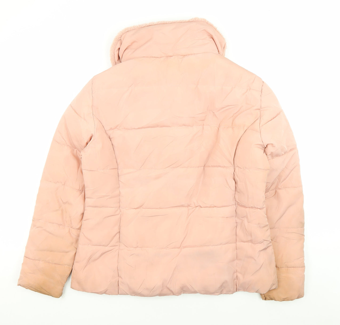 Womens UK Size 16 Roman Pink Puffer Jacket