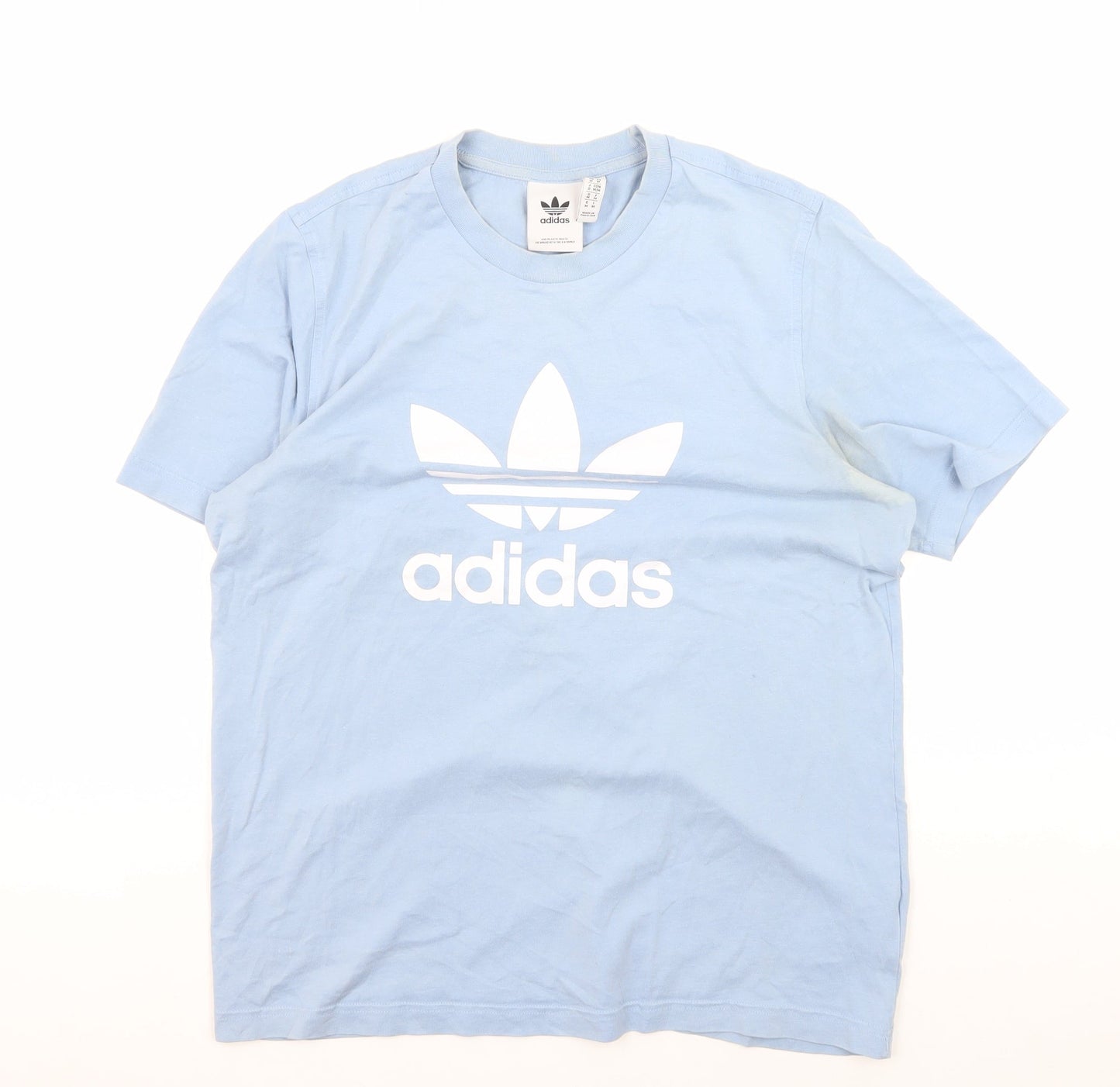 Adidas Men's Blue M Logo Crew Neck T-Shirt