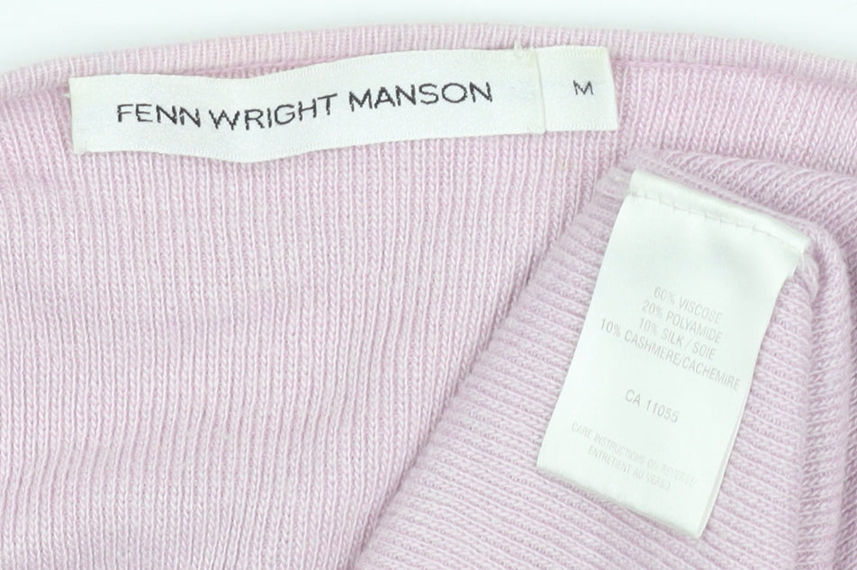 Womens UK Size M Fenn Wright Manson Pink Cardigan Jumper