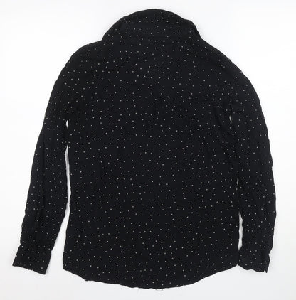 Womens UK Size XS Pimkie Black  Button-Up