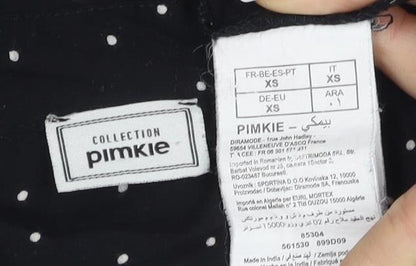 Womens UK Size XS Pimkie Black  Button-Up