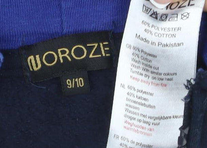 Noroze Boys Blue Full Zip Hoodie 9/10 years