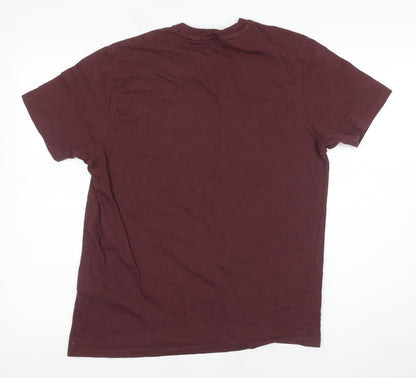 Mens UK Size M Ben Sherman Red  T-Shirt