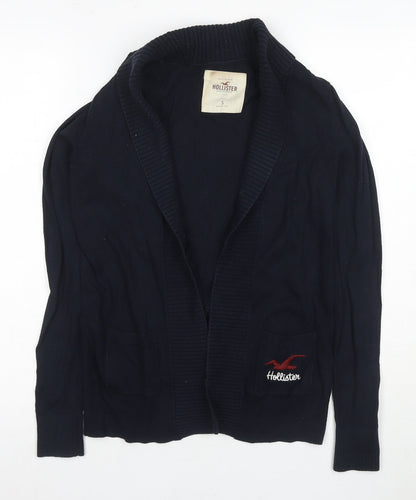 Womens UK Size S Hollister Black Cardigan Jumper