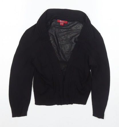Womens UK Size 8 Morgan Black Cardigan Jumper