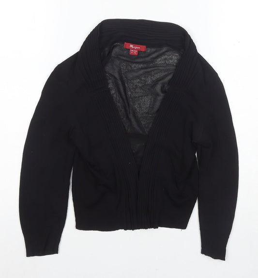 Womens UK Size 8 Morgan Black Cardigan Jumper