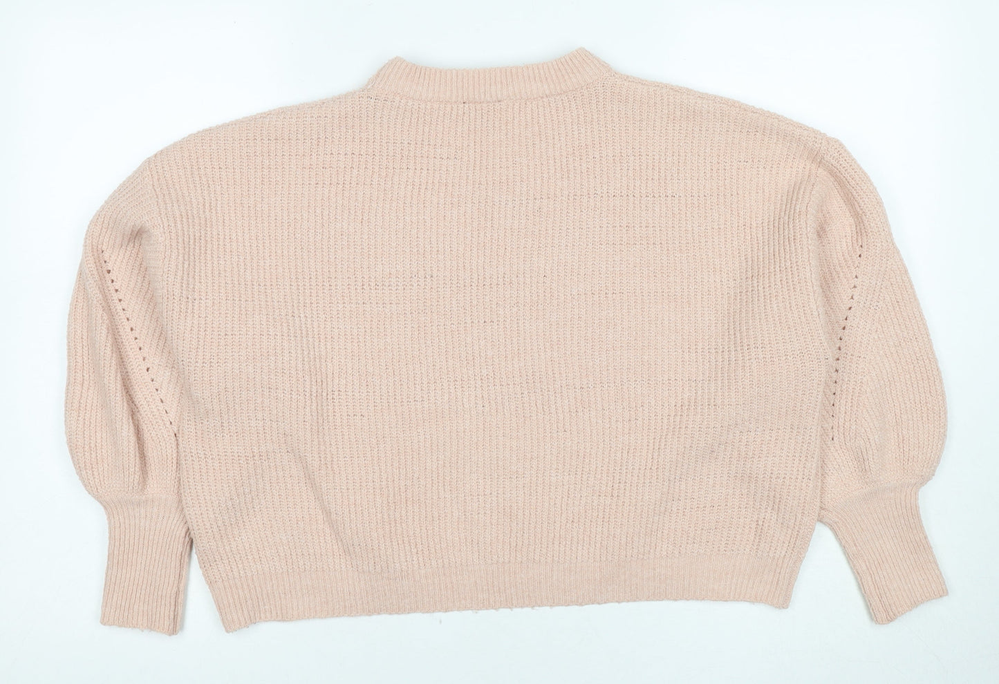 Womens UK Size S Nobody's Child Pink Pullover Jumper