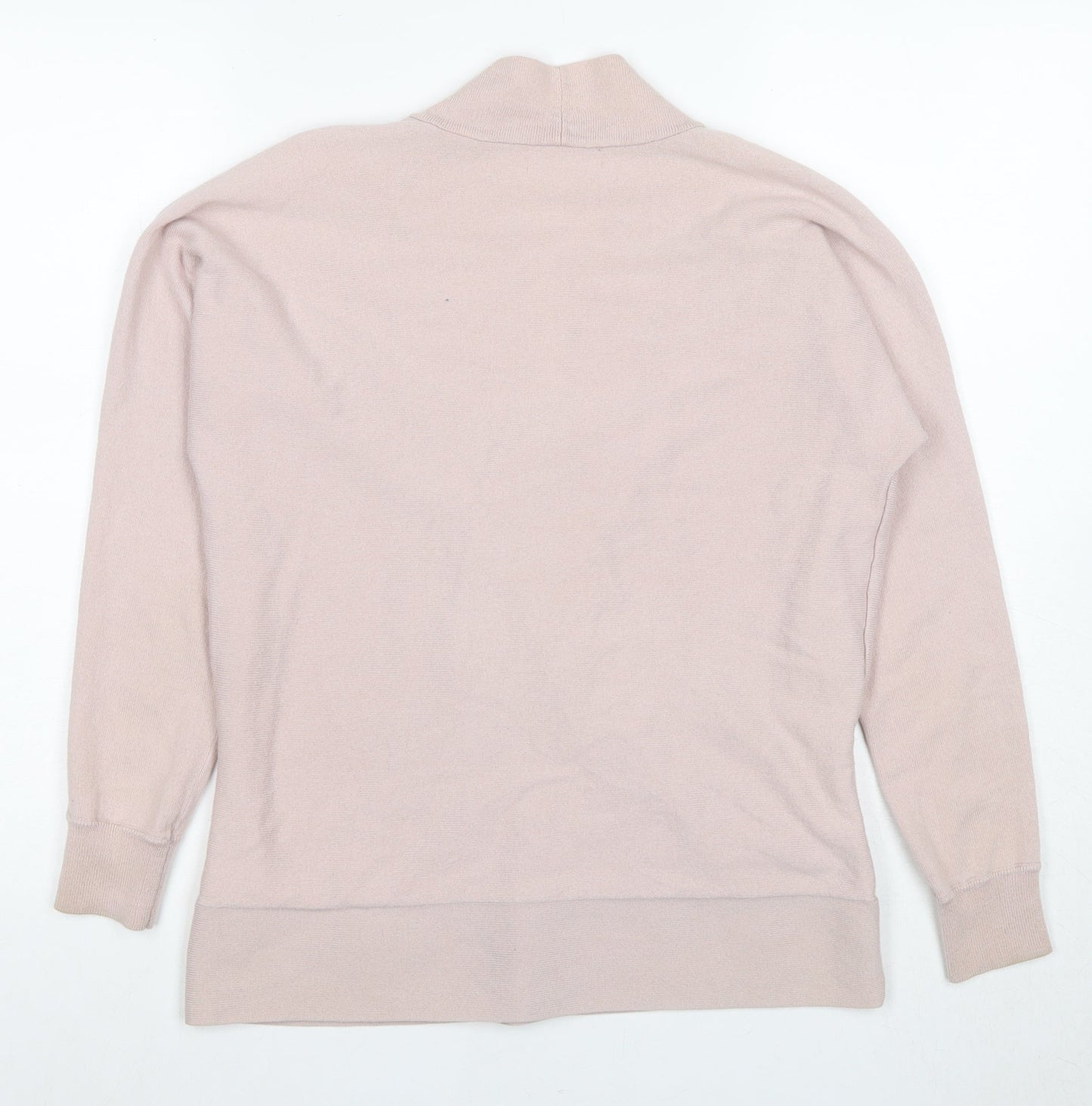 Womens UK Size 10 White Label Pink Wrap Jumper
