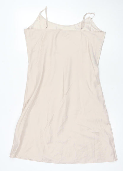 Cath Kidston Women's Beige Slip Dress Size 12