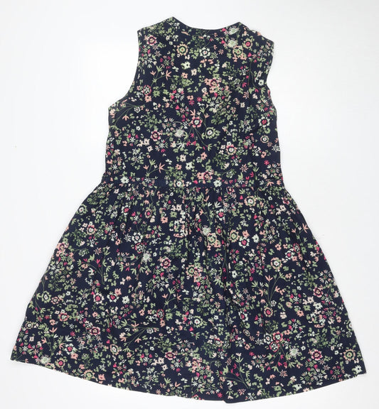 Gap Women's Multicoloured A-Line Floral Dress M