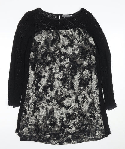 Mint Velvet Women's Black Shift Dress Size 12