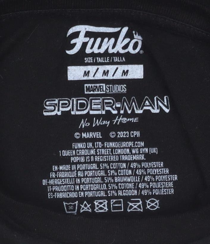 Mens UK Size M Funko Black  T-Shirt