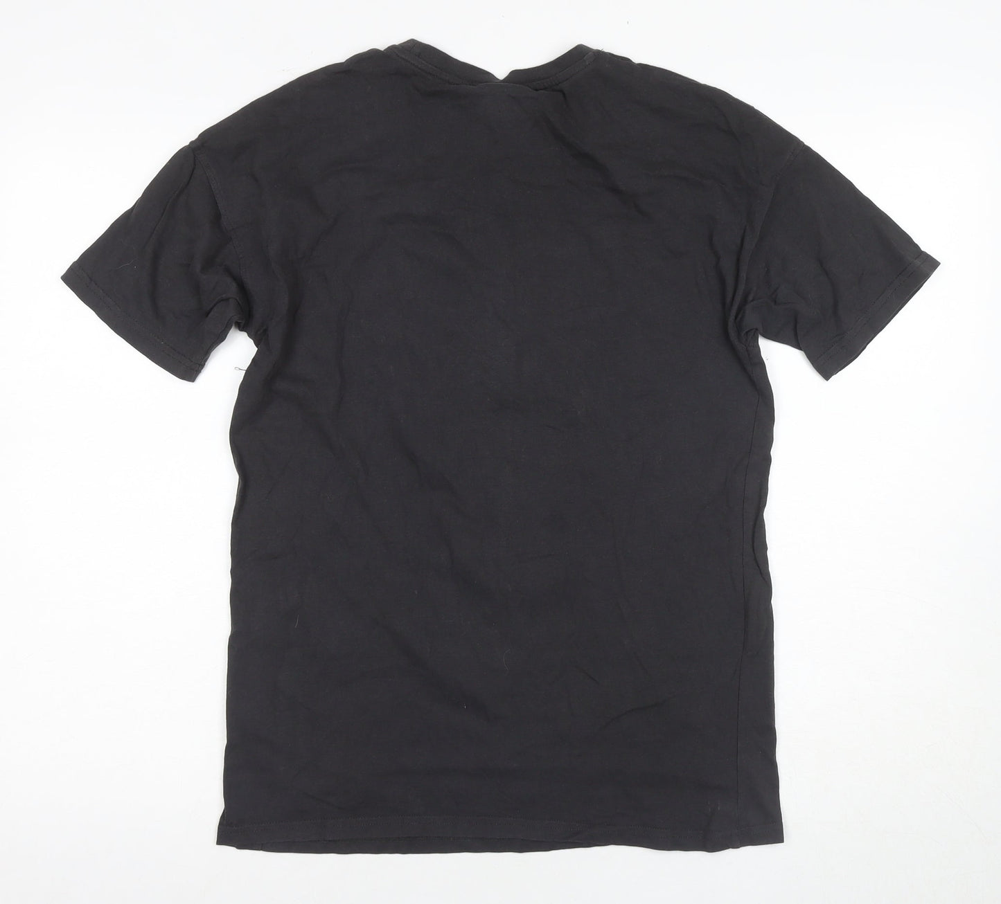 Unisex Adults UK Size 2XS NBA Black Basic T-Shirt