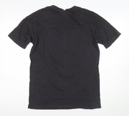 Unisex Adults UK Size 2XS NBA Black Basic T-Shirt