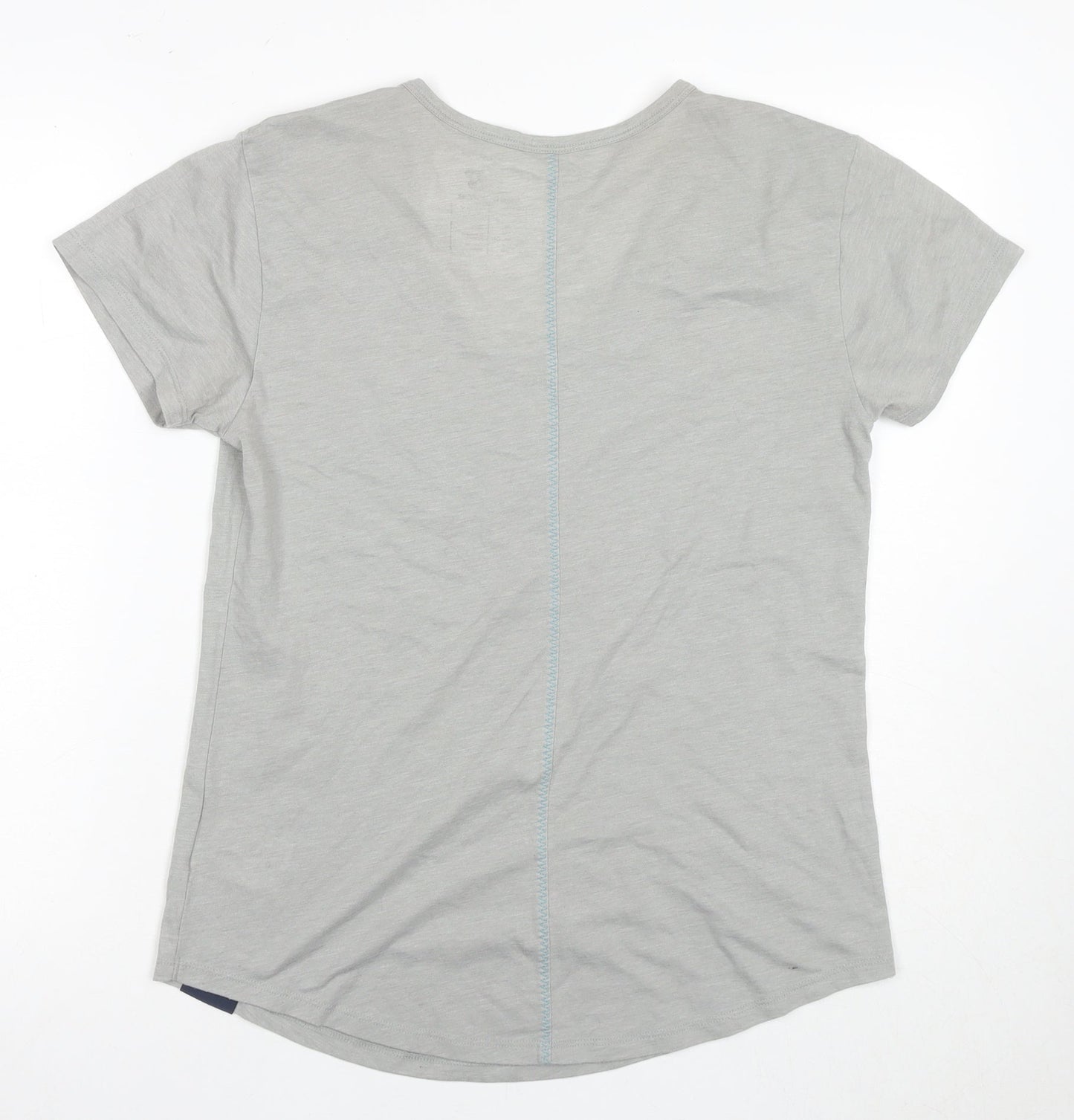 New Balance Women’s Grey V-Neck T-Shirt Size 12
