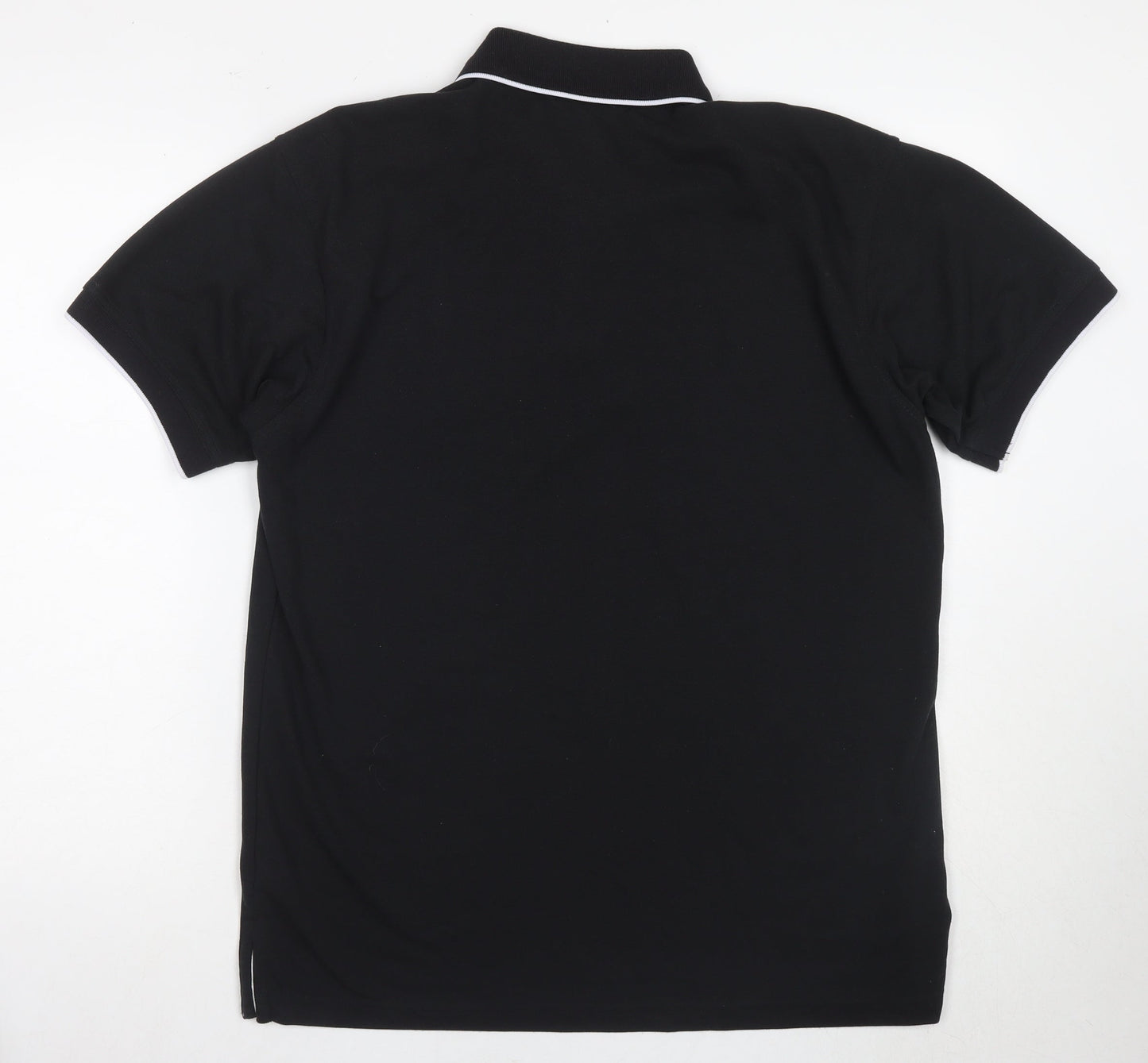 Leicester City Men's Black Polo L Short Sleeve Sports