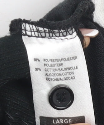 Leicester City Men's Black Polo L Short Sleeve Sports