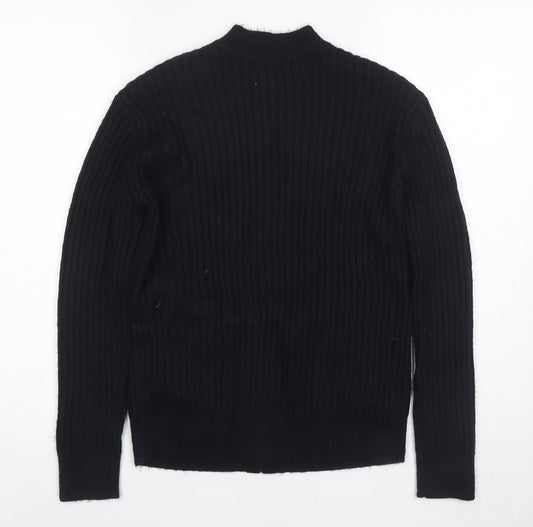 Marks and Spencer Men's XS Black Full Zip Jumper