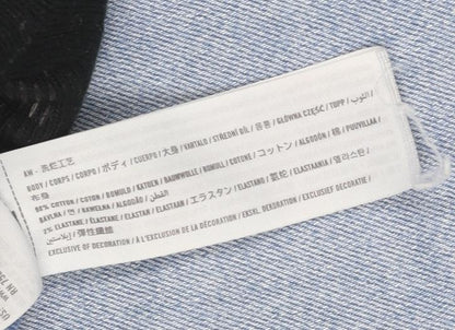 Hollister Women's Blue High-Rise Mom Jeans, Size 7