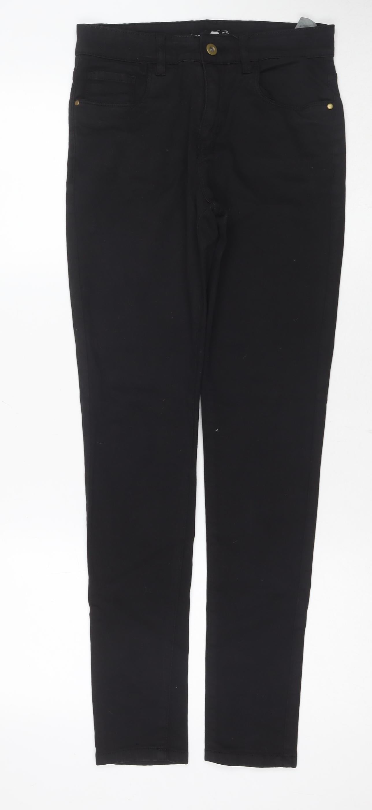 Boohoo Blue Women's Black Skinny Jeans Size 10