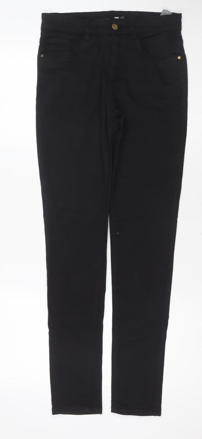 Boohoo Blue Women's Black Skinny Jeans Size 10