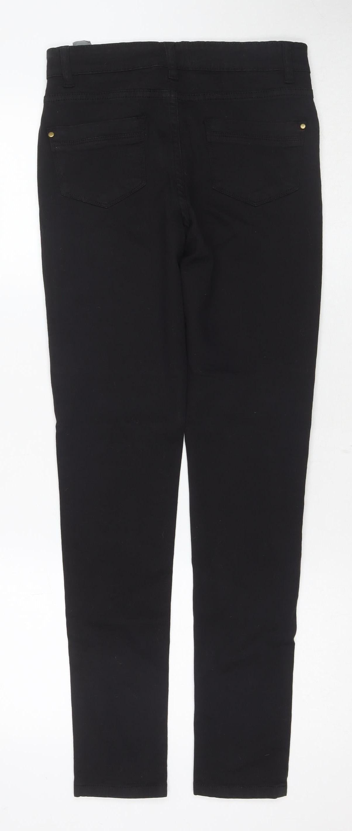 Boohoo Blue Women's Black Skinny Jeans Size 10