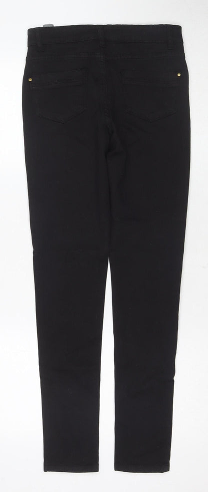 Boohoo Blue Women's Black Skinny Jeans Size 10