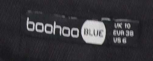 Boohoo Blue Women's Black Skinny Jeans Size 10