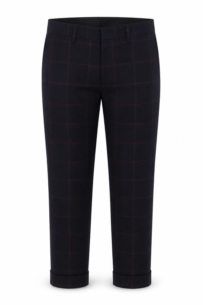 Mens UK Size 32 ASOS Regular Fit Casual Travel Black Trousers