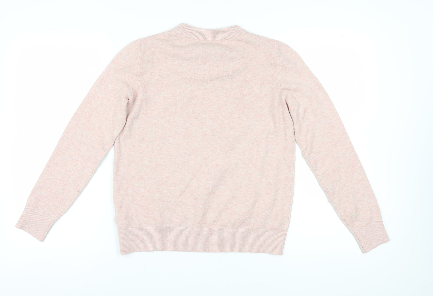 Womens UK Size S Marks and Spencer Pink Pullover Jumper