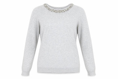 Womens UK Size 8 Wallis Grey Pullover Jumper