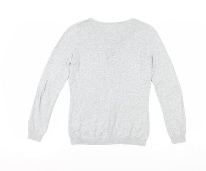 Womens UK Size 8 Wallis Grey Pullover Jumper