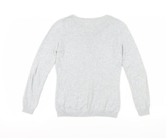 Womens UK Size 8 Wallis Grey Pullover Jumper
