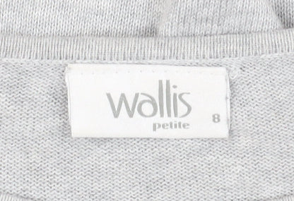Womens UK Size 8 Wallis Grey Pullover Jumper
