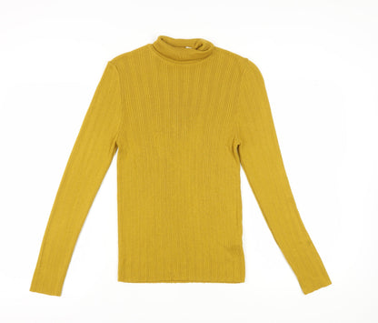 Womens UK Size L Topshop Yellow Pullover Jumper