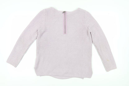 Womens UK Size 10 Marks and Spencer Ivory Pullover Jumper